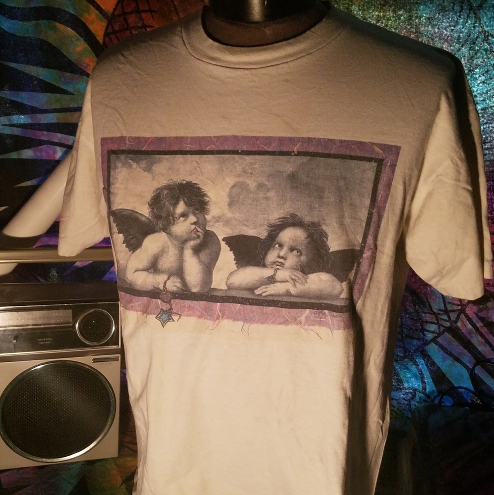 Vintage Sistine Cherubs of madonna Tee